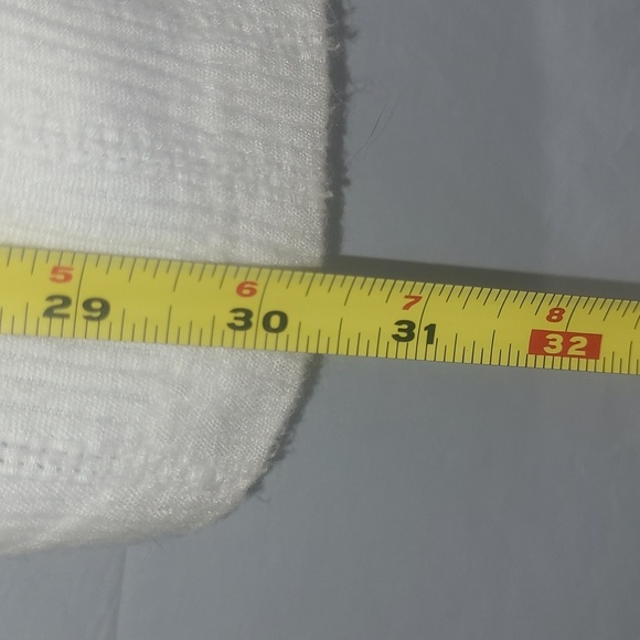 2 Pair Pants Lot Bundle Soft Loungewear White & Verticle Striped Straight Leg S - Picture 7 of 16